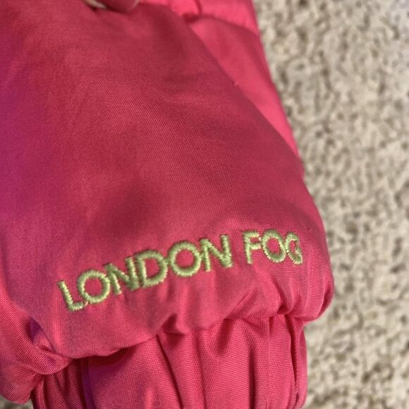 London Fog Infant Toddler Girls Jacket 24M Hooded Pink Zip Up Warm EUC - Picture 4 of 12